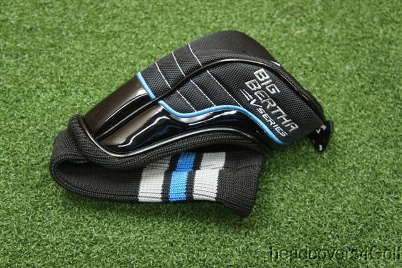 Ladies Callaway Big Bertha V Series Fairway Wood Headcover Black/Blue Good 5 Ladies Callaway Big Bertha V Series Fairway Wood Headcover Black/Blue Good - Image 3