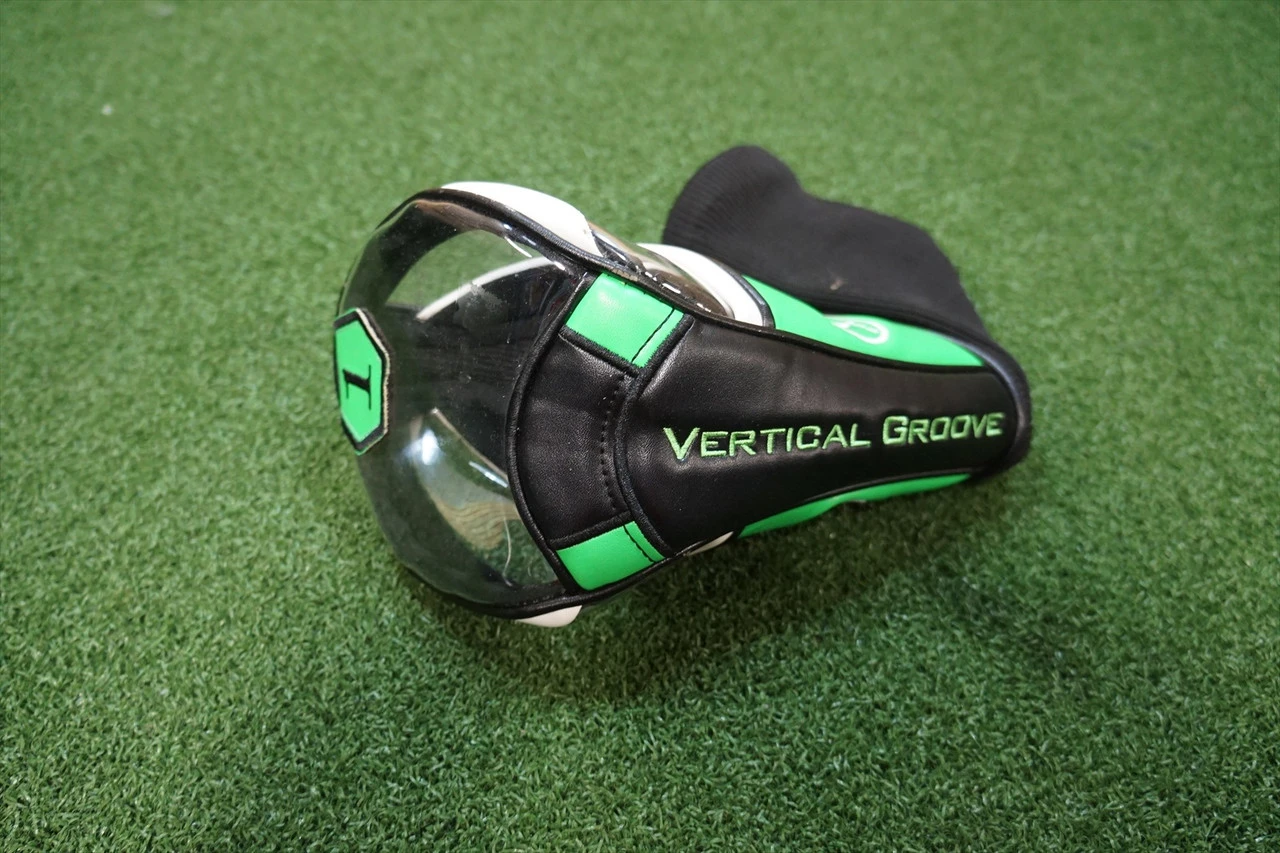 Vertical Groove Golf Black/Green/White "1" Driver Headcover Head Cover New 3 Vertical Groove Golf Black/Green/White "1" Driver Headcover Head Cover New