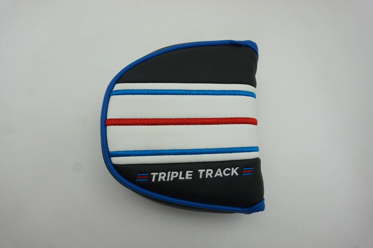 New Odyssey Golf Triple Track Heel Shafted Mallet Putter Headcover Head Cover 3 New Odyssey Golf Triple Track Heel Shafted Mallet Putter Headcover Head Cover