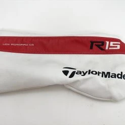 TaylorMade R15 R 15 Head Cover Driver Headcover Good White Red