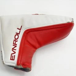 EvenRoll Golf Red/White Evnroll Putter Headcover Leather Head Cover Good