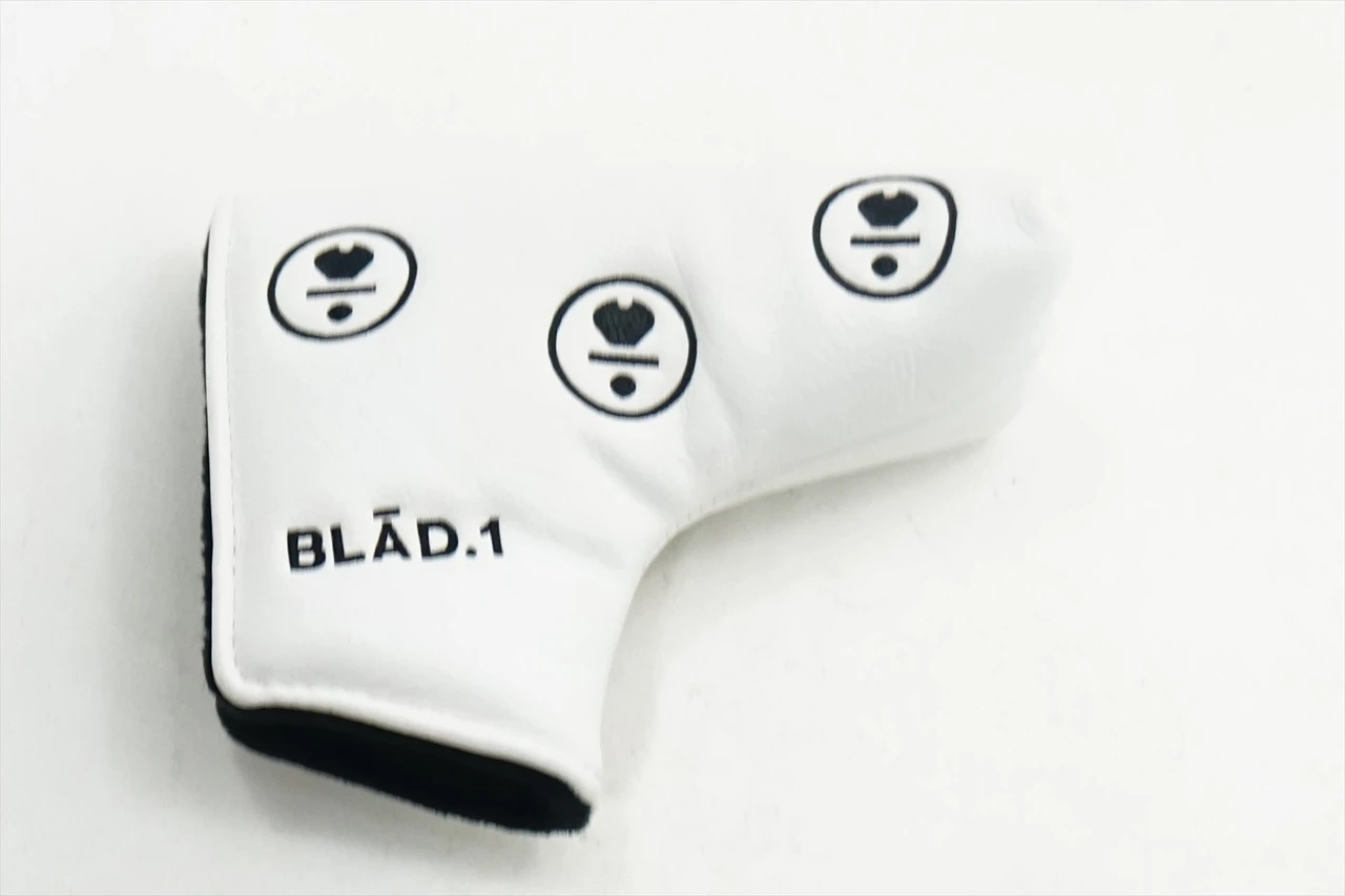 LAB Golf Golf Putter Headcover Blad.1 White PU Leather Head Cover 5 LAB Golf Golf Putter Headcover Blad.1 White PU Leather Head Cover - Image 3