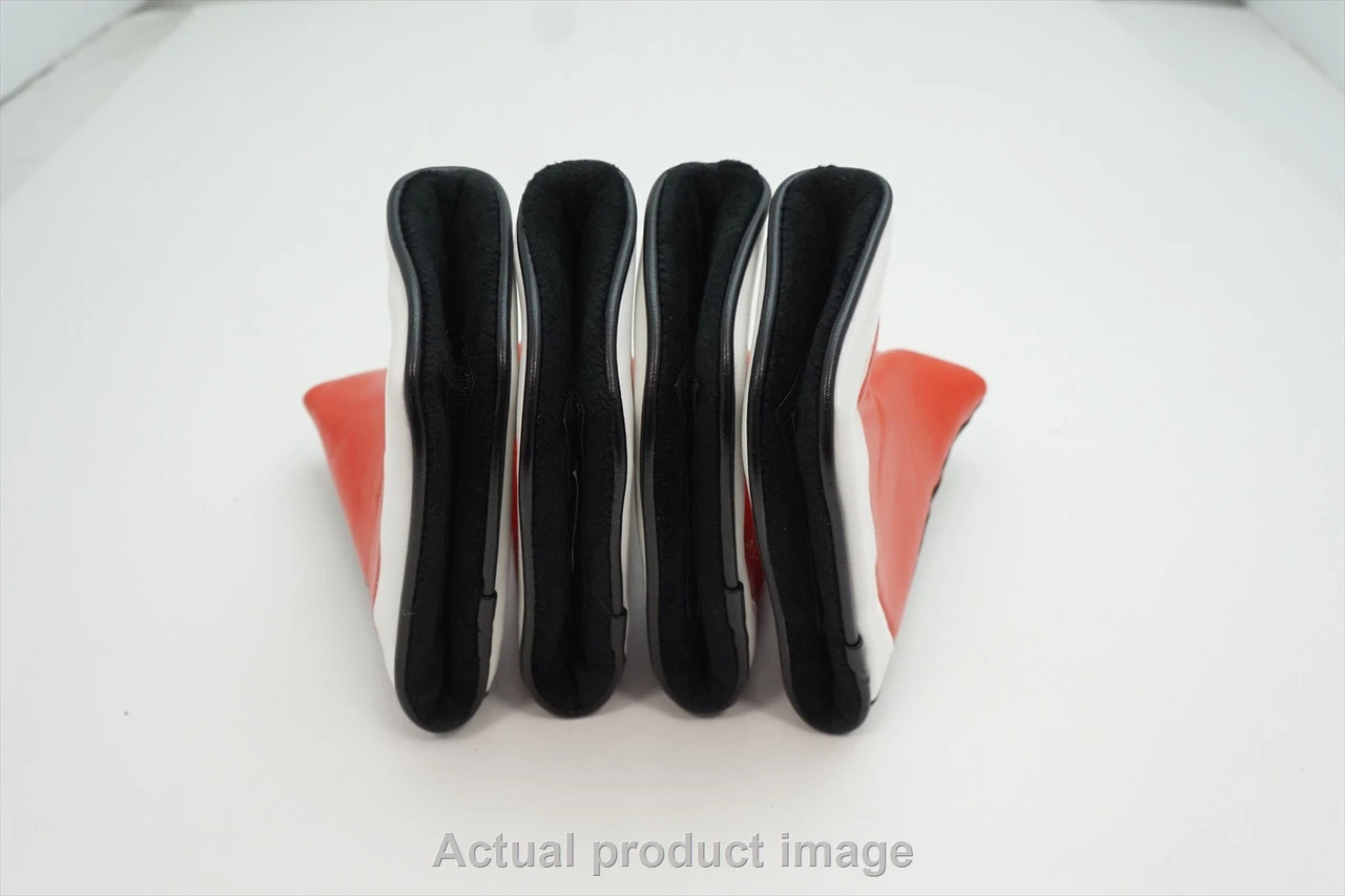 New Golf Black Red and White Blade Wishon Golf Putter Headcover Head Cover 5 New Golf Black Red and White Blade Wishon Golf Putter Headcover Head Cover - Image 3