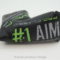 Golf #1 AIM Pro Classic Pro Series Small Blade MLA Golf Putter Headcover Good