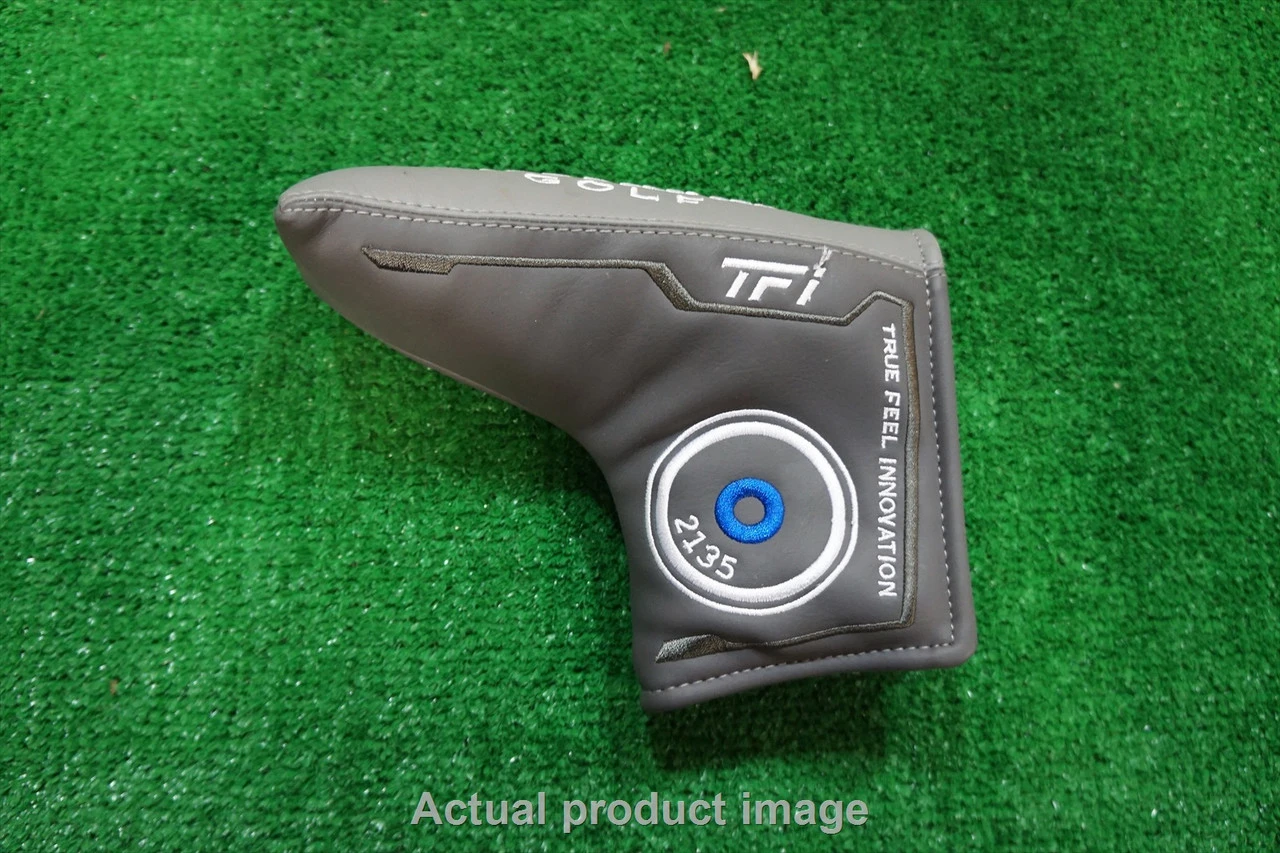 Ladies Cleveland TFi 2135 Grey Blue Blade Putter Headcover Head Cover Very Good 4 Ladies Cleveland TFi 2135 Grey Blue Blade Putter Headcover Head Cover Very Good - Image 2