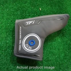 Ladies Cleveland TFi 2135 Grey Blue Blade Putter Headcover Head Cover Very Good
