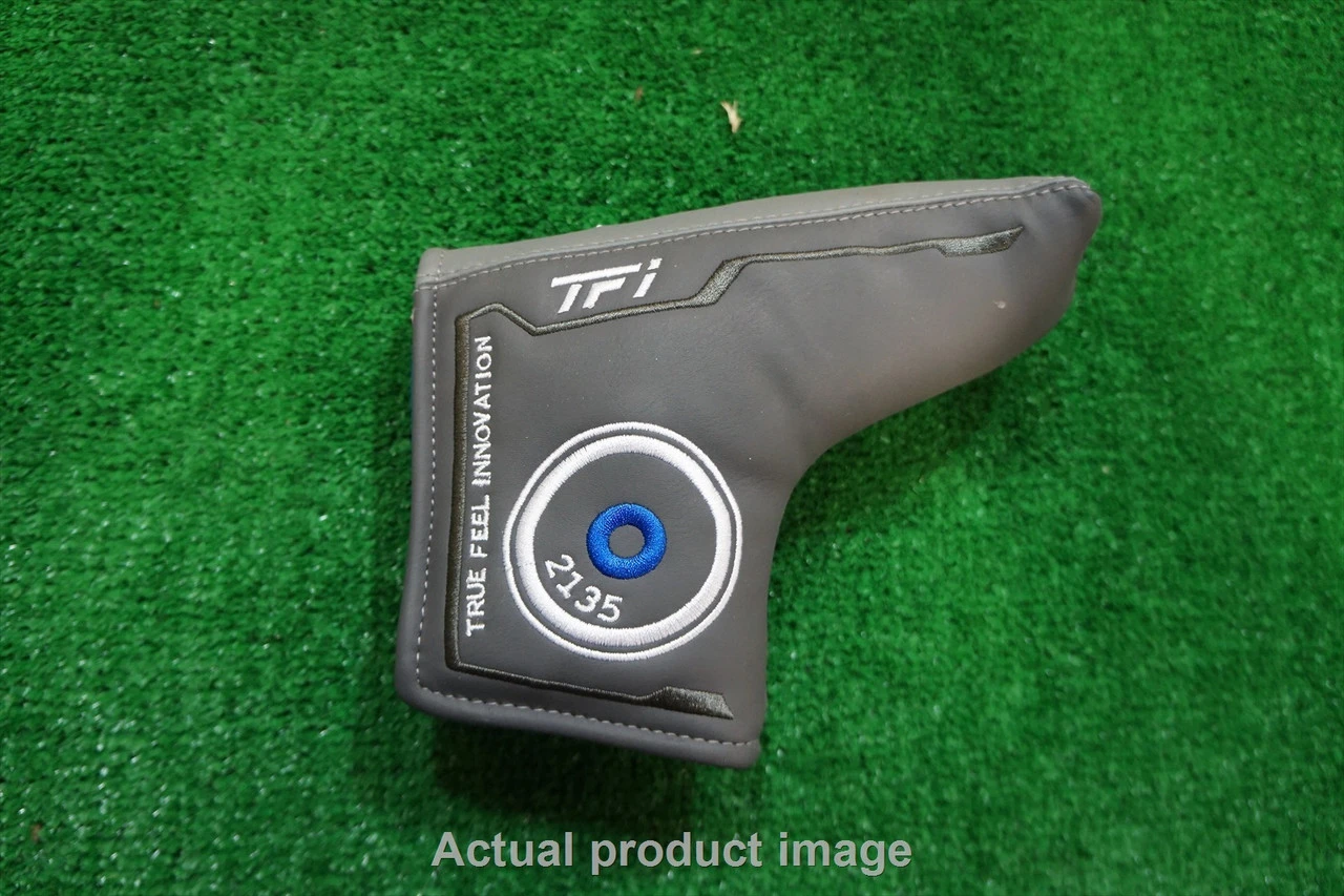 Ladies Cleveland TFi 2135 Grey Blue Blade Putter Headcover Head Cover Very Good 3 Ladies Cleveland TFi 2135 Grey Blue Blade Putter Headcover Head Cover Very Good